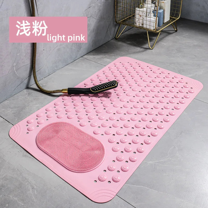 Non-Slip Bathroom Floor Mat – Anti-Drop Toilet & Bathtub Massage Mat for Household Safety