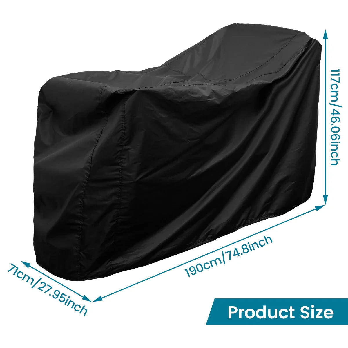 Waterproof Mobility Scooter & Wheelchair Cover – 190D Oxford Cloth Dust, Rain, Snow & Sun Protection