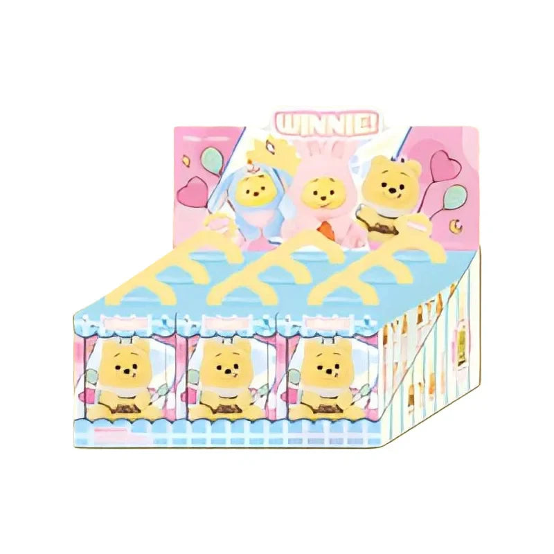 Disney Winnie the Pooh Vinyl Blind Box – Naughty Party Pooh Bear Mystery Pendant Toy, Cute Surprise Doll Gift