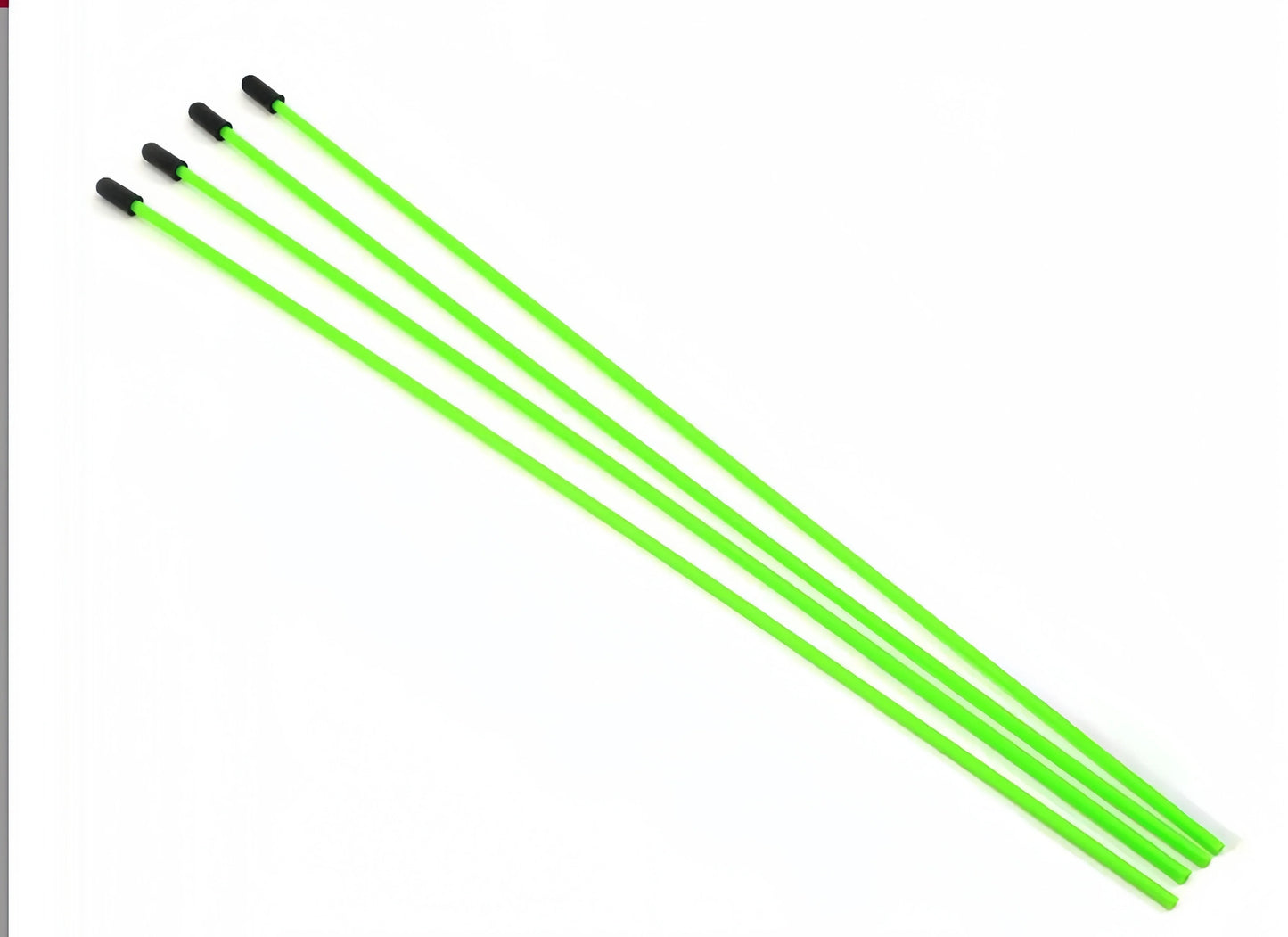 4PCS RC Antenna Protection Tubes — 380mm Plastic Pipe with Caps for 1/5, 1/8, 1/10, 1/14 RC Receivers & Crawler Cars