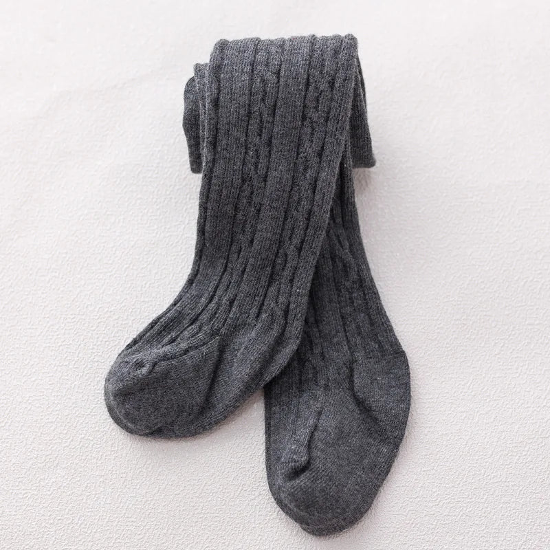 0-2Y Baby Girls Warm Pantyhose – Autumn Winter Long Tube Leggings & Newborn Tights Socks