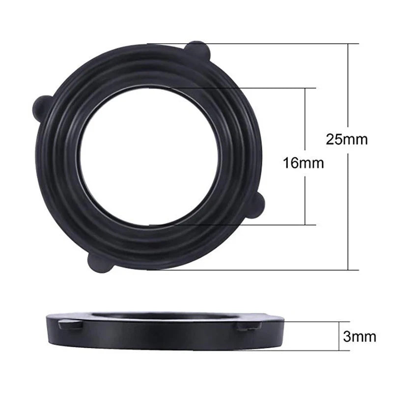 Heavy Duty Silicone Garden Hose Washers – 10/20pcs Leak-Proof Rubber Faucet Seals & O-Ring Gaskets (3/4 Inch)