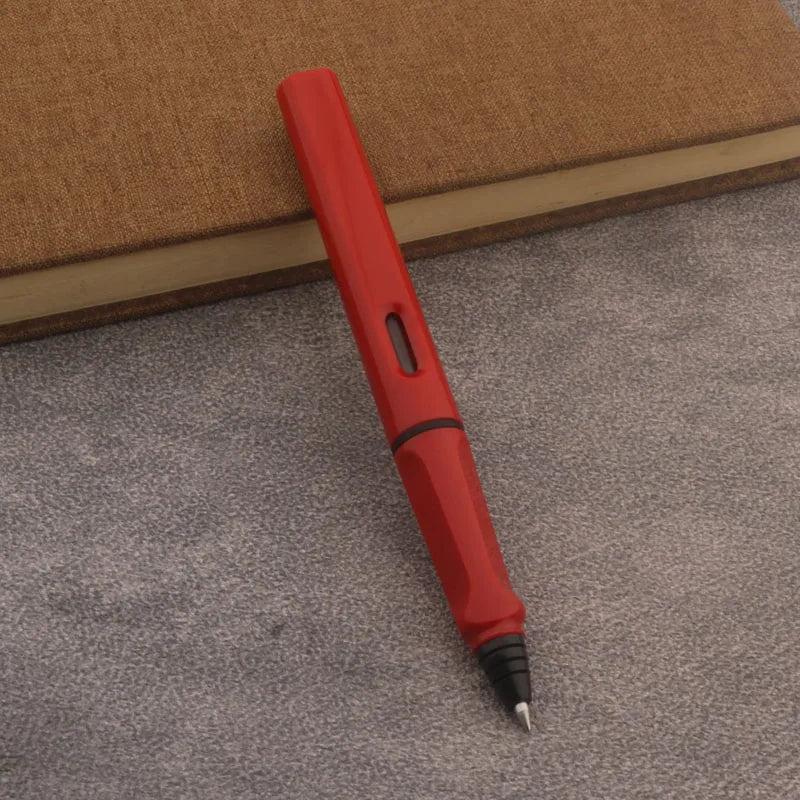 High Quality Transparent White Piston Fountain Pen with Bullet Nib 0.38mm/0.5mm for Office & School Stationery