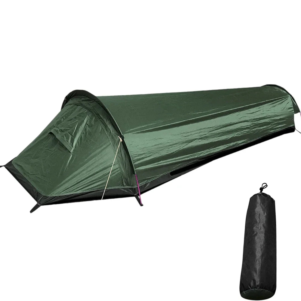 Lightweight Backpacking Tent – Outdoor Camping Sleeping Bag Tent for Single Person Use