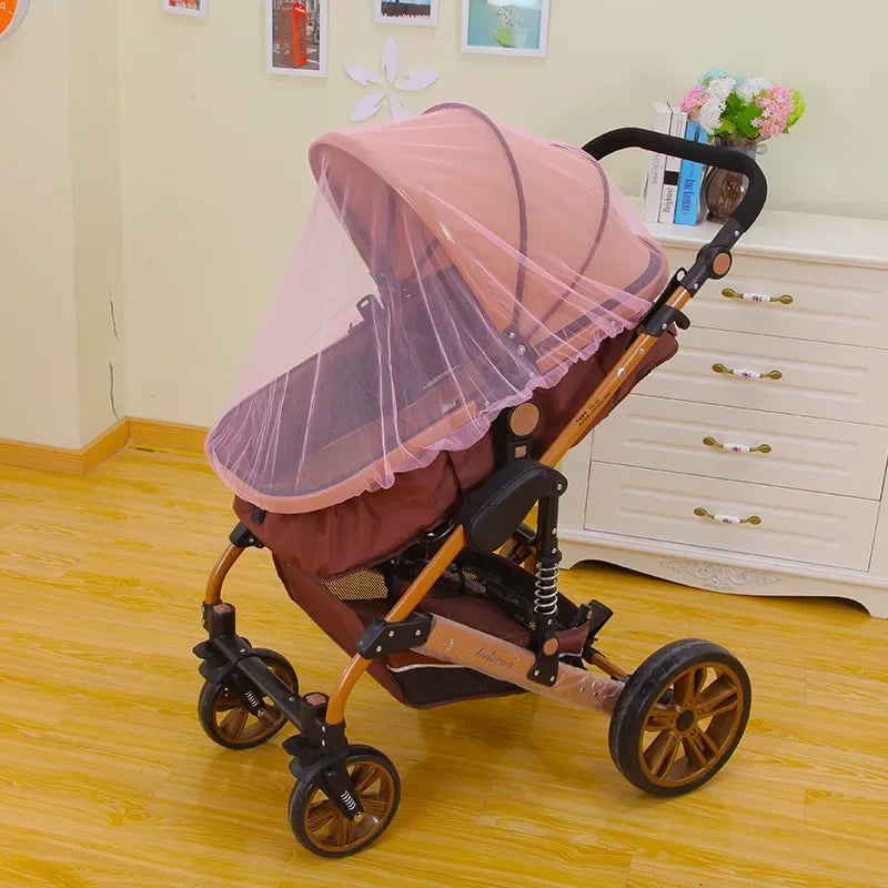 Baby Stroller Mosquito Net - Summer Insect Protection Mesh Cover for Infant Prams & Pushchairs