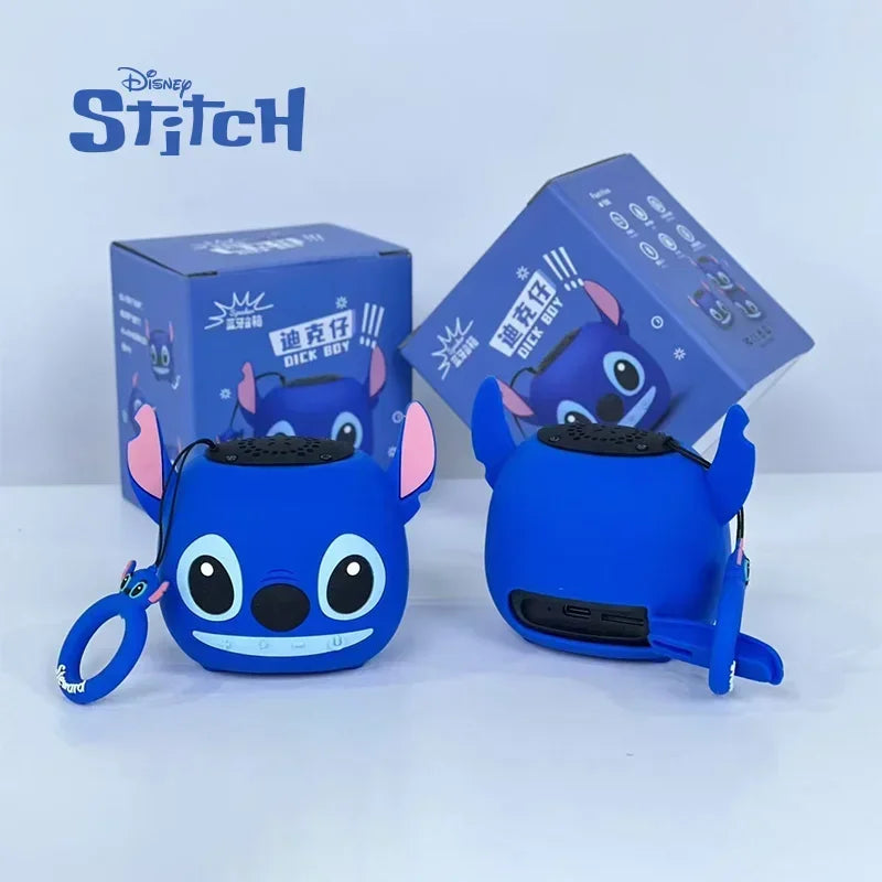 Disney 3D Stitch Wireless Bluetooth Mini Speaker – Dual HIFI Stereo Bass with TF & FM Radio