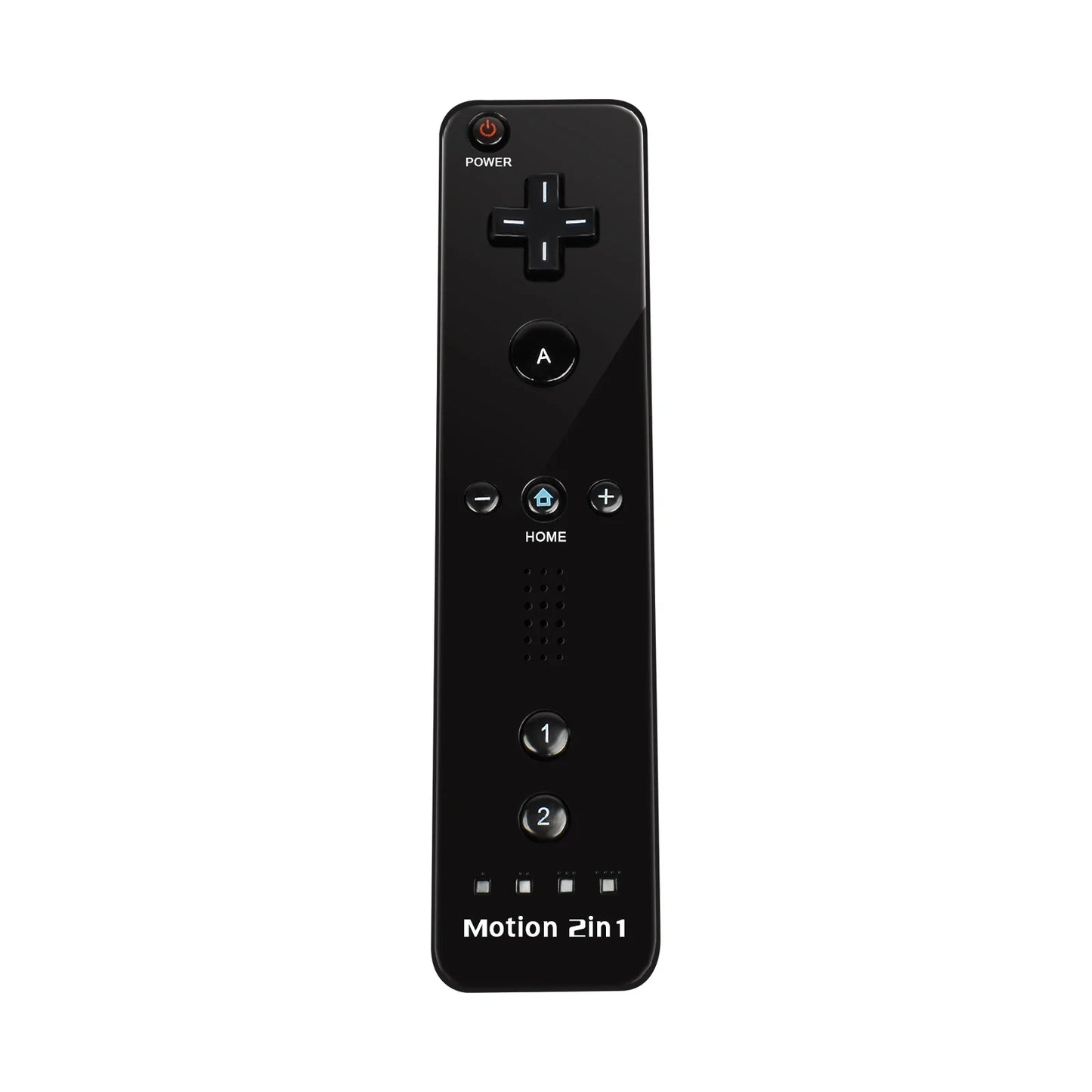 2-in-1 Nintendo Wii Controller Set — Wireless Motion Plus Gamepad with Silicone Case