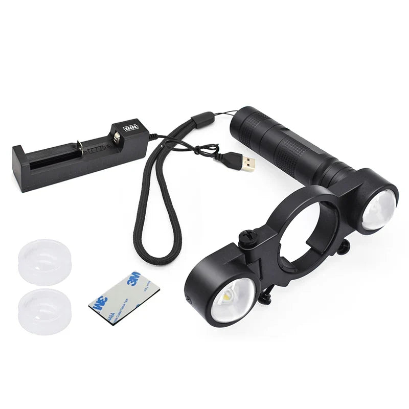 Universal Spray Gun Lighting | Adjustable Size Airbrush Light | Fill Light for Precise Spray Jobs - Searchlight Functionality