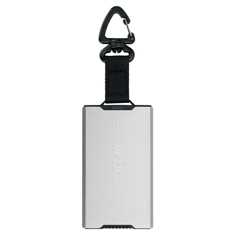 JJC 18-Slot Memory Card Case – Pop-Up SD, MicroSD, Nano SIM & NM Card Holder with Carabiner