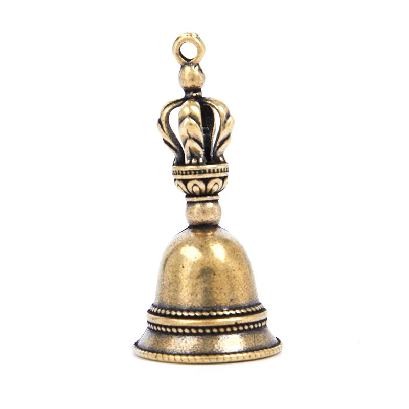 Brass Handicraft Tibetan Wind Bell – Creative Die-Casting Drop Design in Bronze