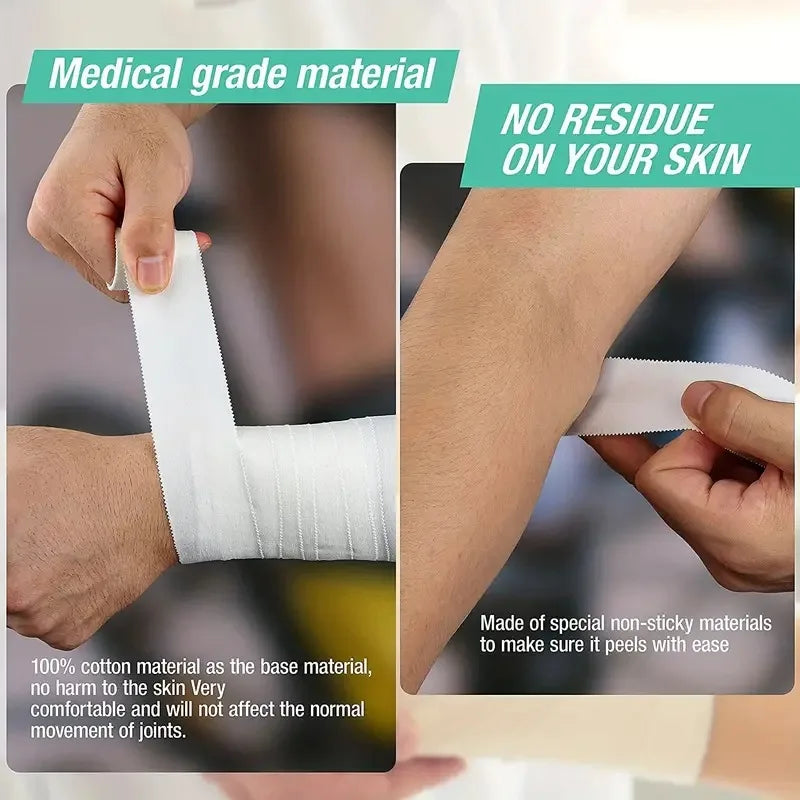 Professional Athletic Trainer Tape - Non-Stick Sports Care & Strapping Tape, Easy Tear for Injury First Aid Wrap