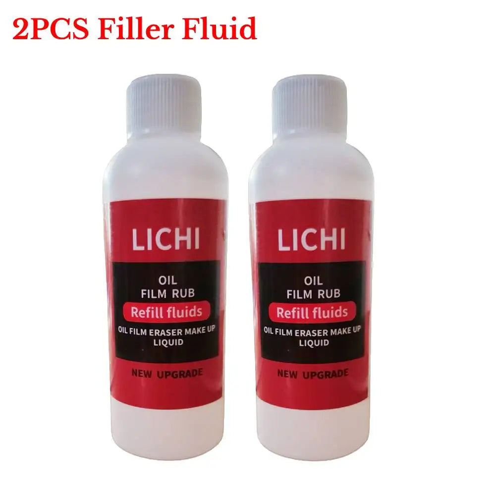 Car Glass Oil Film Remover – Powerful Windshield Cleaner with Sponge Brush for Water Spot & Stain Removal Auto Detailing