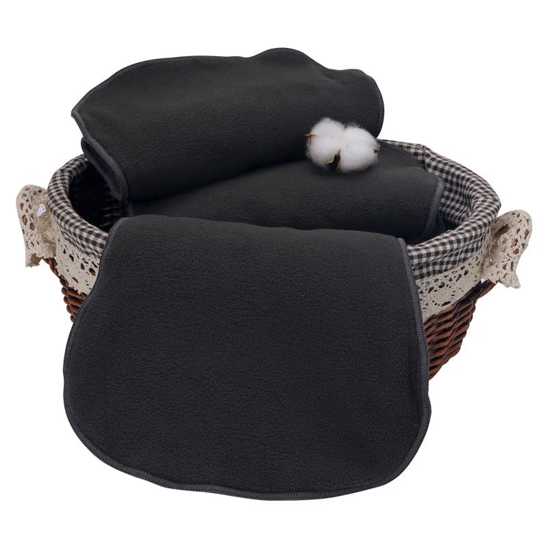 2PCS Washable Adult Diaper Inserts – 5-Layer Polar Fleece Reusable Super Absorbent Cloth Nappy Pads