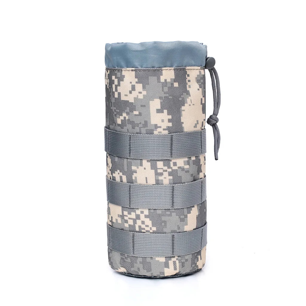 MOLLE Tactical Water Bottle Holder 600D Nylon Pouch for Hiking, Camping, Hunting & Outdoor Use