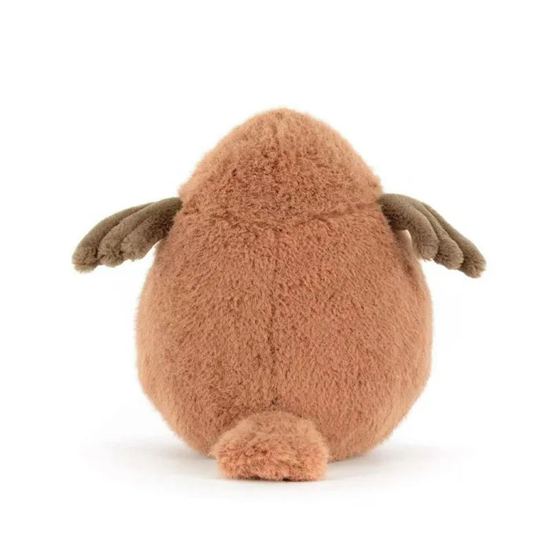 20cm Fat Robin Plush Toy – Soft Cuddly Cartoon Pigeon Stuffed Animal, Cute Fluffy Bird for Birthday Gifts
