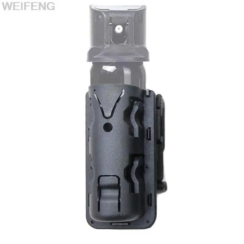 Tactical Pepper Spray Holster – MOLLE 360° Rotatable Belt Clip Mace Pouch, Outdoor Hunting & Self-Defense Carry Accessory