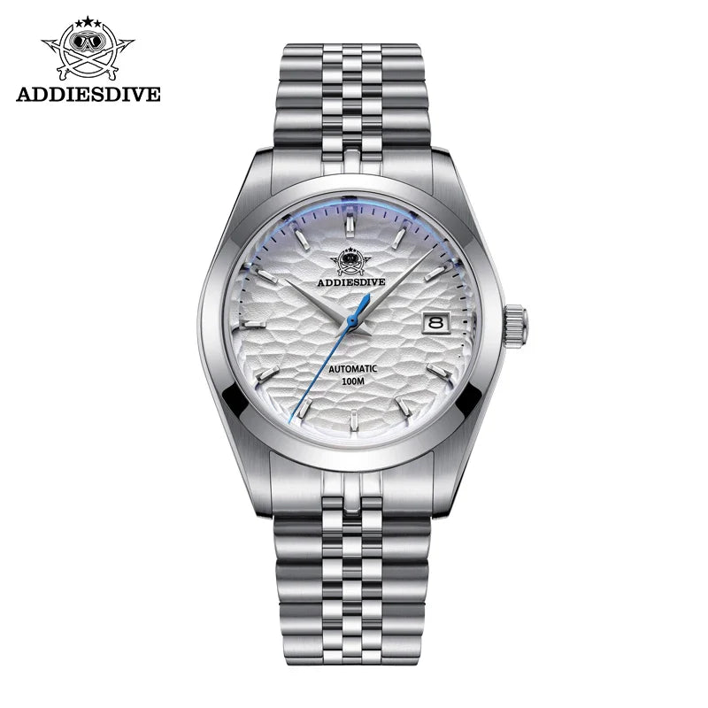 ADDIESDIVE 2024 Luxury Couple Watches – Sapphire Crystal Automatic Mechanical NH35A Steel Wristwatch for Men & Women Gift