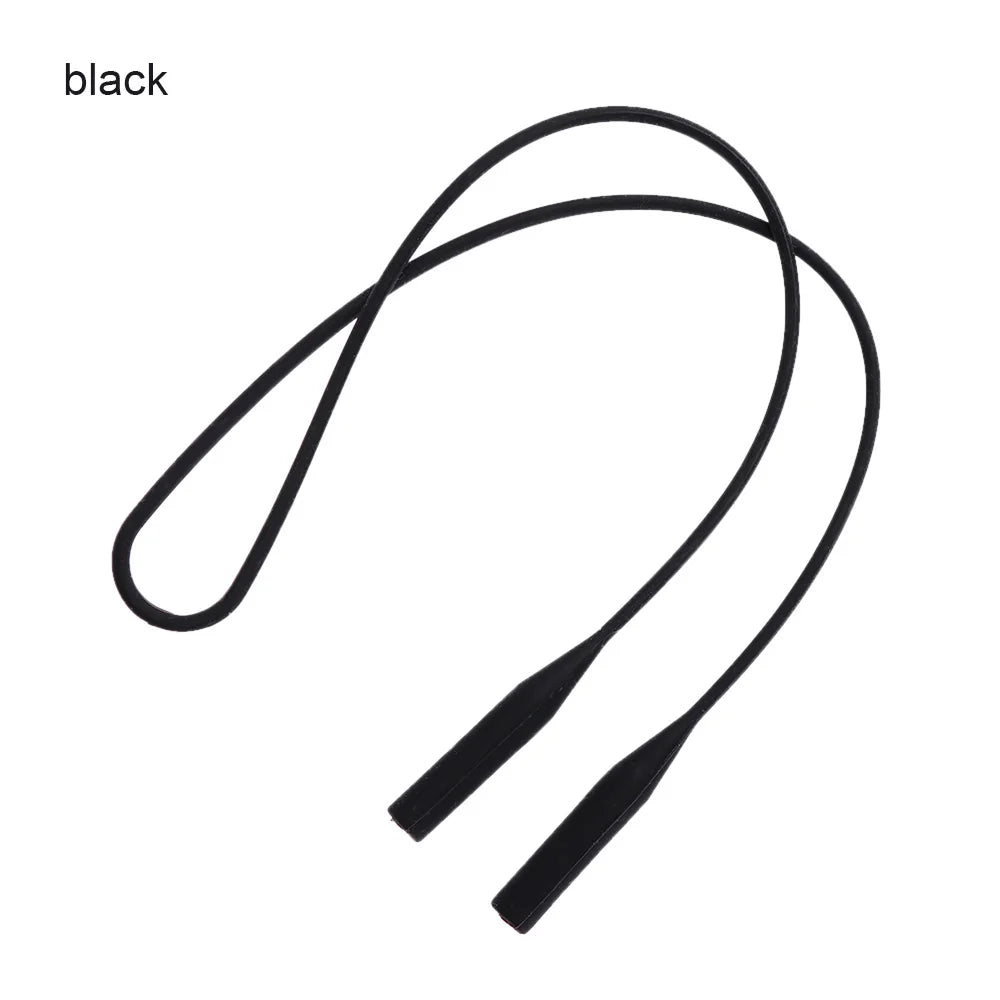 Silicone Eyeglasses Strap - Elastic Anti-Slip Sports Band, Sunglasses Chain & Cord Holder String Ropes