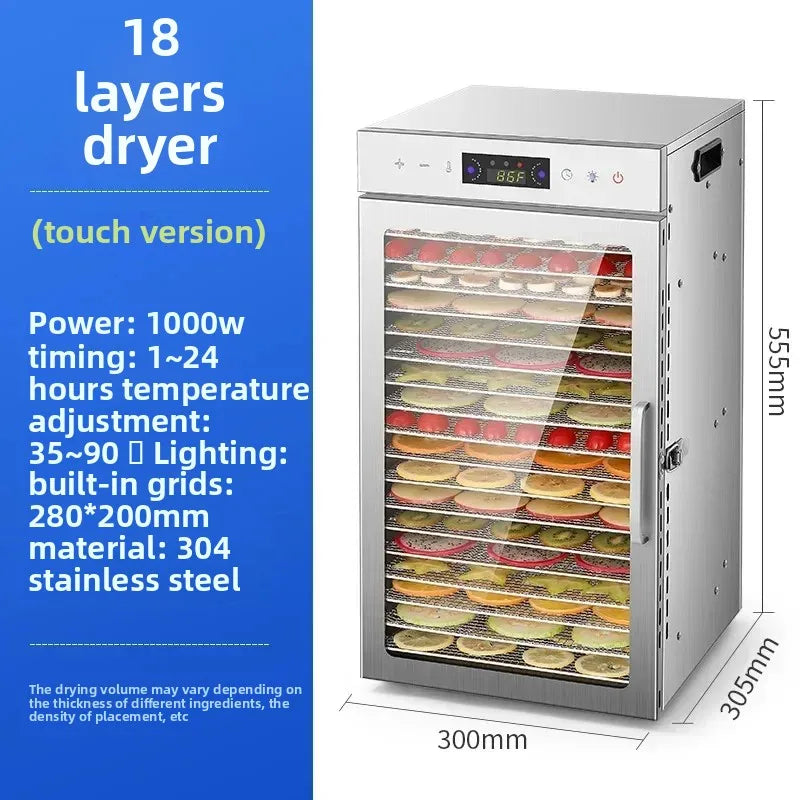 Beef Jerky & Fruit Dehydrator – Air Drying Machine for Snacks, Fruits, Vegetables & Pet Treats