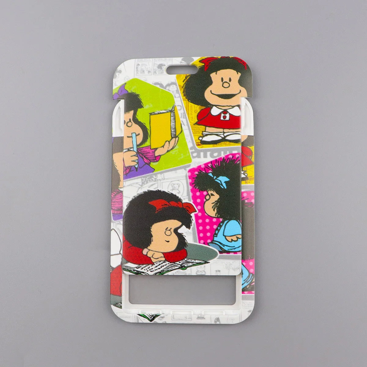 Cartoon Girl Credential Holder with Lanyard – Cute Neck Strap for Cards, Badges, Keys & Keychain Accessories