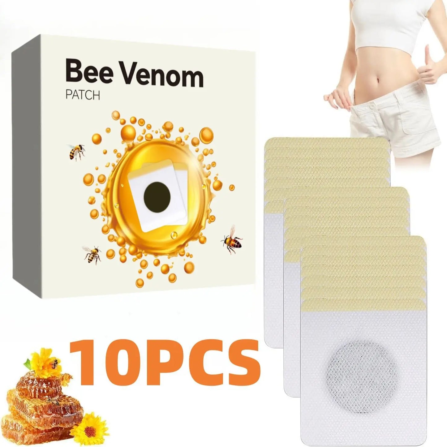 Breathable Waterproof Abdominal Care Patch – Sweatproof Body Comfort Adhesive Pads (30/20/10 Count Options)
