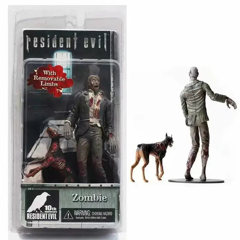 NECA Chris Redfield & HUNK Action Figure – Biohazard Zombie Executioner Majini Collectible Toy Gift for Halloween