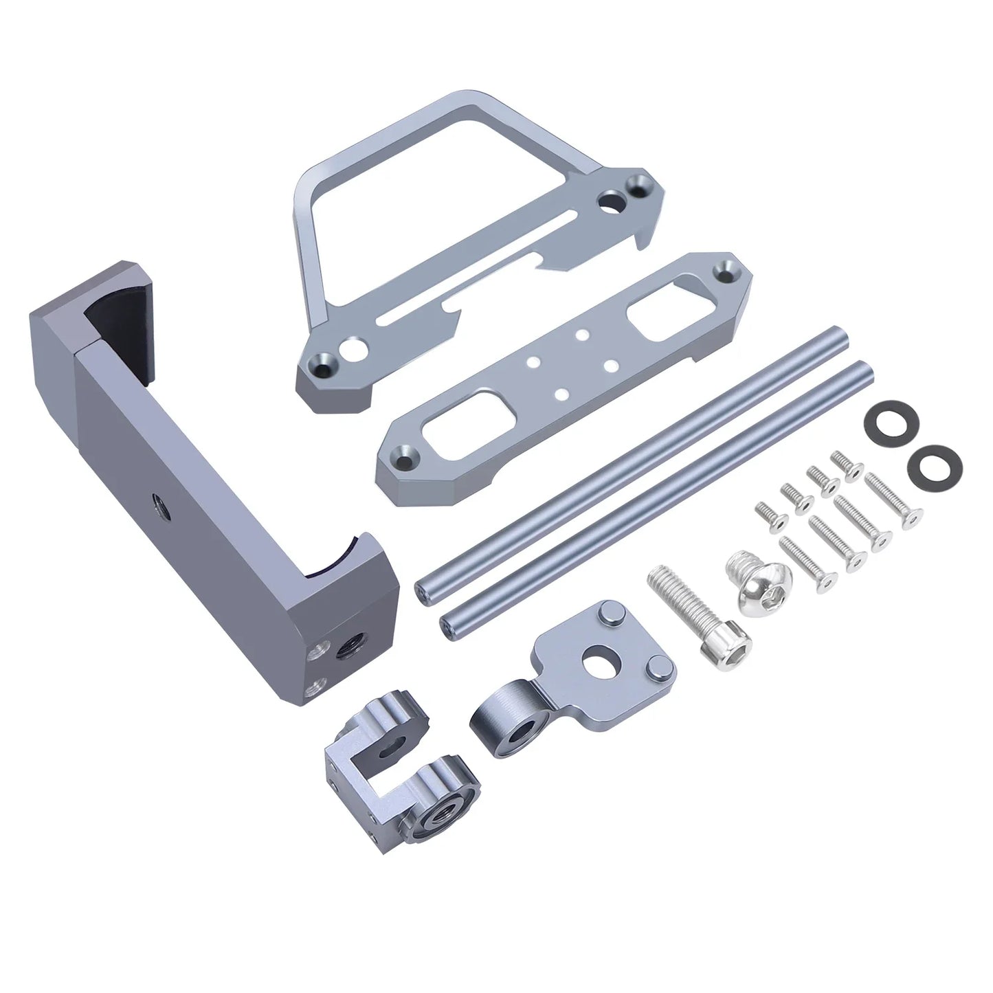 Aluminum Protector Frame Bracket with Phone Mount Holder for Flysky Noble NB4 Pro, NB4 Lite, NB4+ Radio Transmitter 2/2