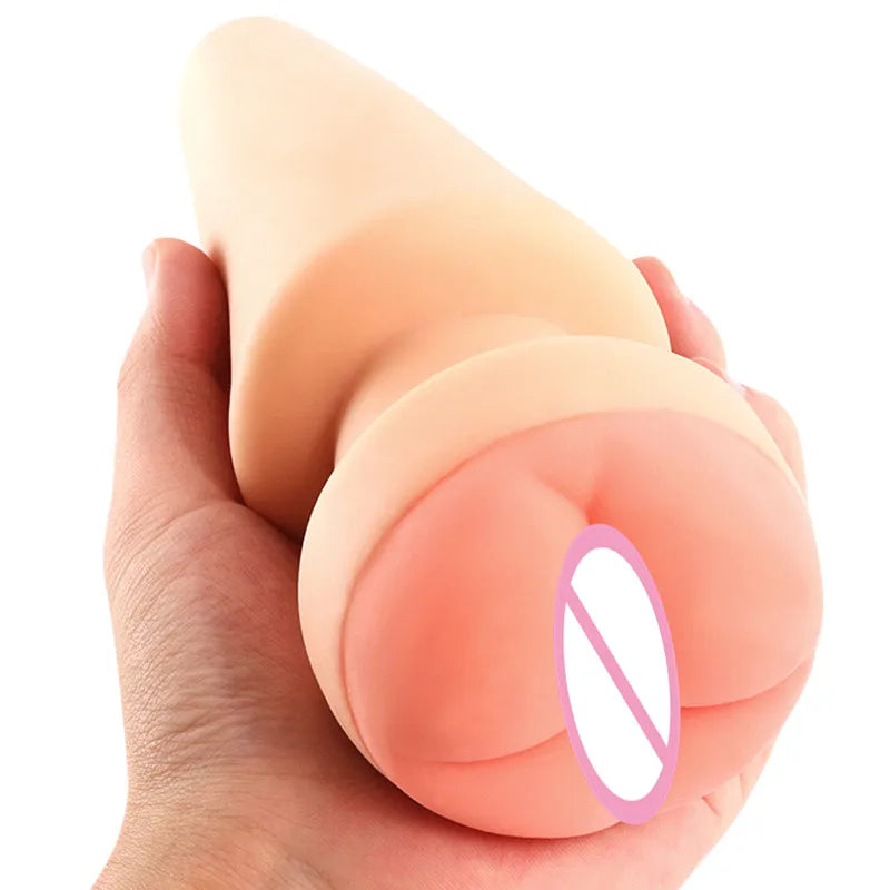 Ice-Cream Shaped Anal Dildo & Hollow Masturbator — Butt Plug Stimulator for Men & Women, Adult Sex Toy