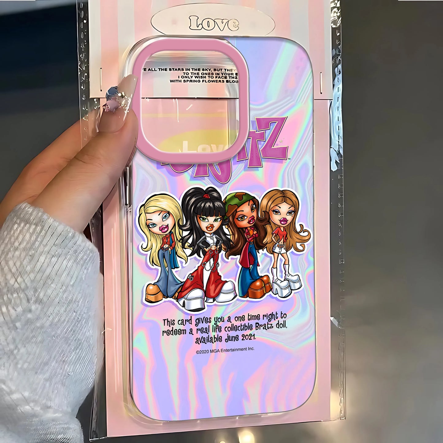 Fashion Bratz Doll Clear Phone Case – Protective Cover for iPhone 7 to 16 Series, Pro Max & SE2020