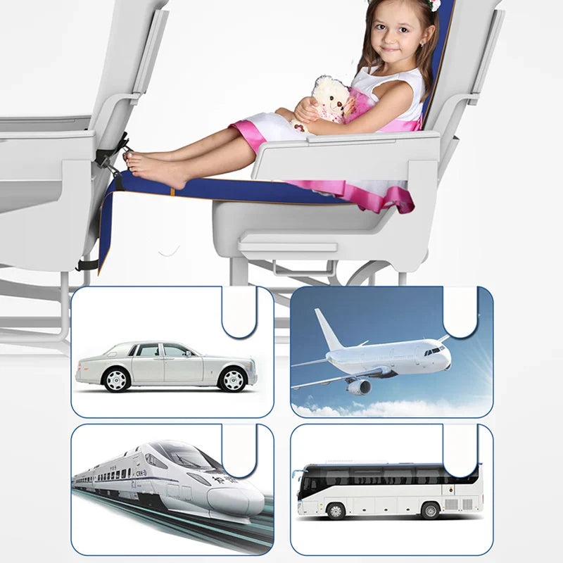 Car Travel Bed: Hammock Accessories for Children and Adults - Perfect for Long Distance Travel, Plane Sleep, Footrest, and Bike Baby