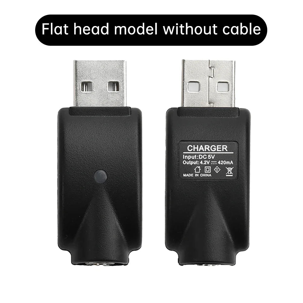 510 Smart USB Charger Adapter – Portable LED Indicator with Overcharge Protection for Battery Rod & Power Bank 4.2V/420mAh