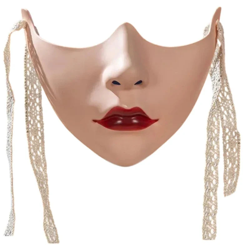 Adult Mechanical Half-Face Masquerade Mask — Cosplay & Halloween Dress-Up Prop for Men & Women Gift
