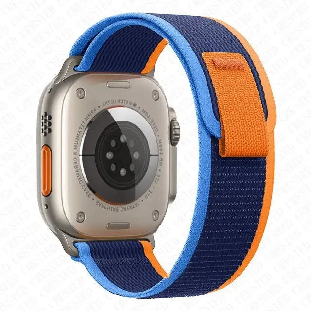 Trail Loop Strap for Apple Watch – Adjustable Band for 49mm 45mm 44mm 42mm 41mm 40mm, Compatible with Series 9 8 7 6 SE 5 4 3