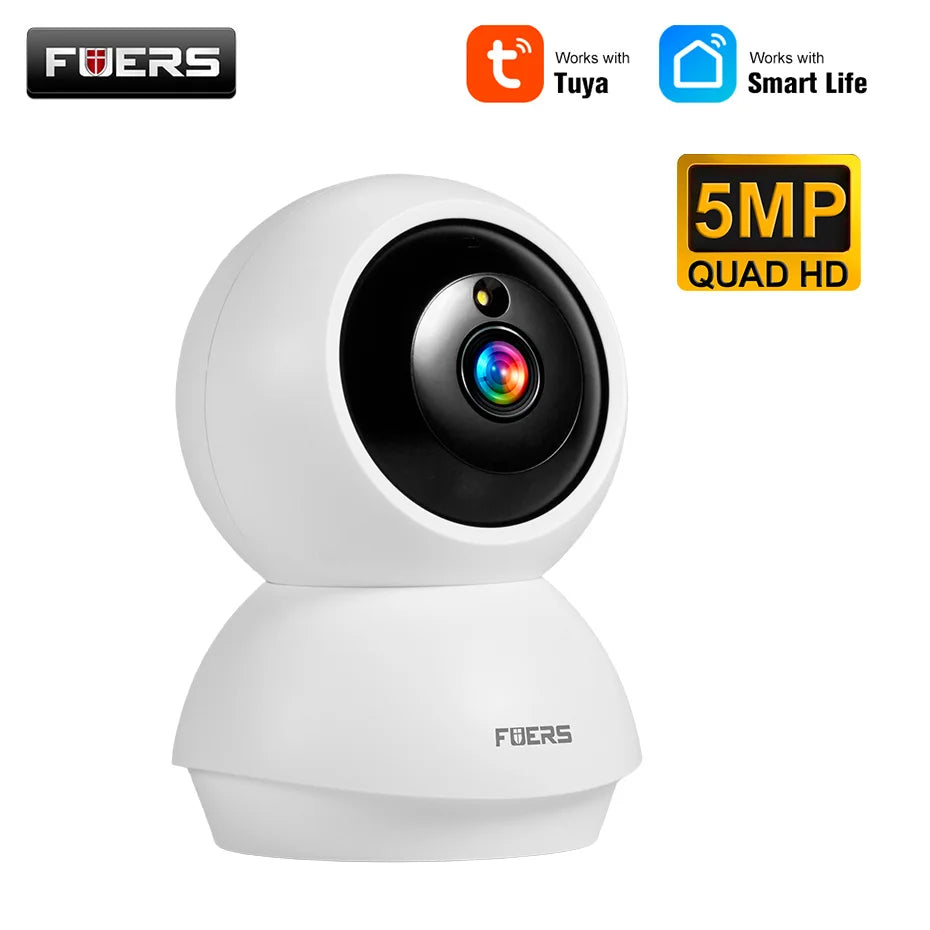 FUERS 4K 8MP WiFi Pet & Baby Security Camera – Wireless Tuya Smart Home Mini Surveillance IP Cam