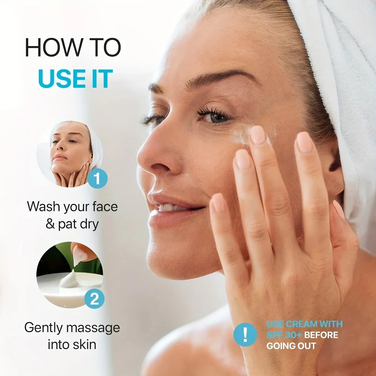 Retinol Face Moisturizer Cream — Day & Night Anti-Aging Hydrating Skincare