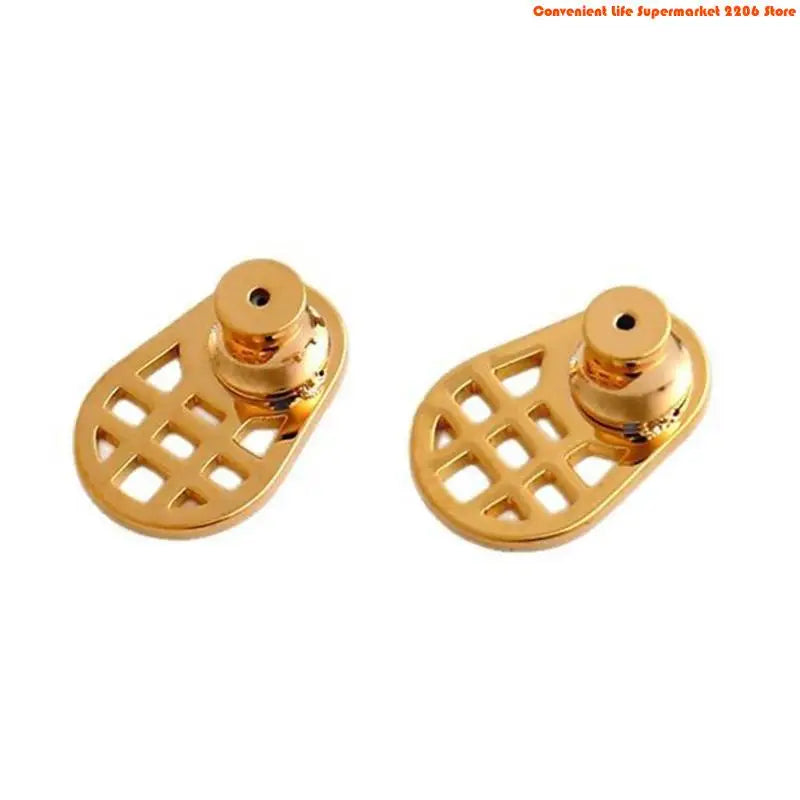 E06E Secure Locking Earring Backs – Sturdy Mesh Support for Heavy Earrings with Comfortable Fit