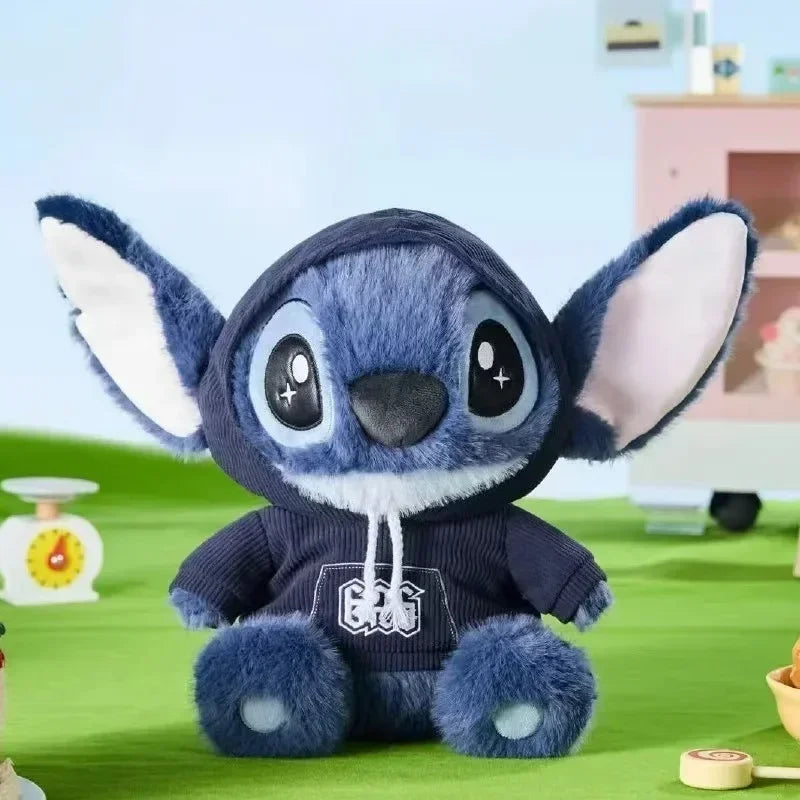 Disney Stitch Plush Doll — Cute Anime Stuffed Toy with Overalls | Birthday Gift & Home Room Decoration for Kids
