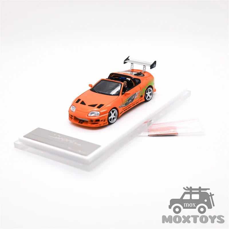 Preorder FS 1:64 Supra Targa A80 Bomex FNF Orange – Limited Edition Diecast Model Car