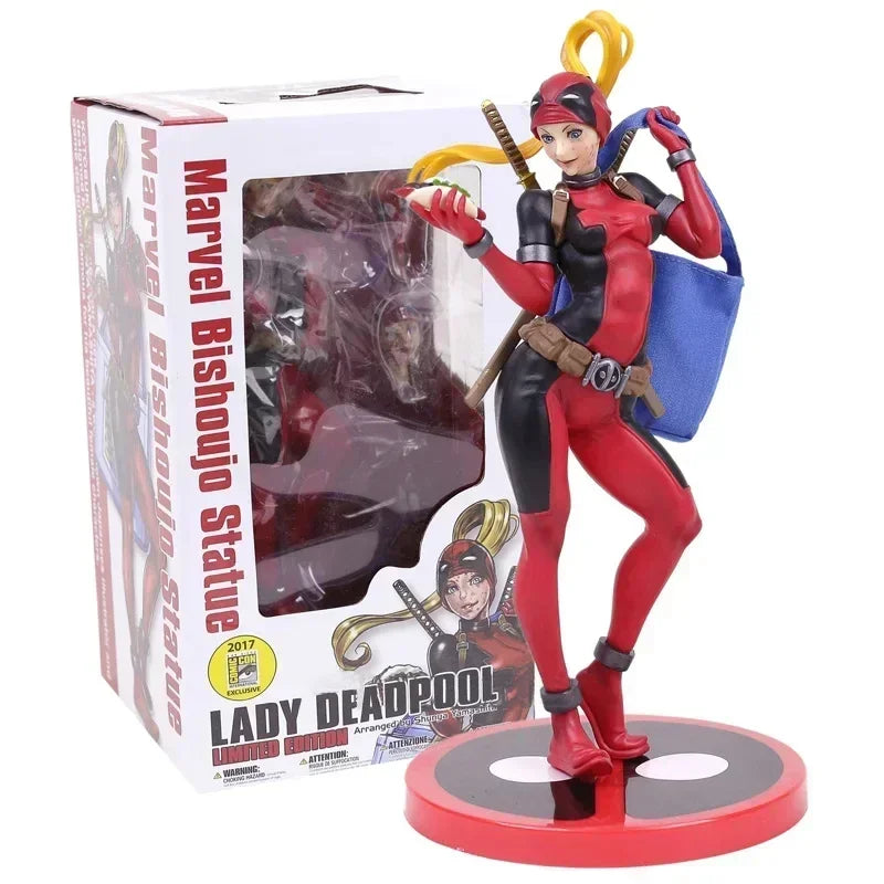 Bishoujo Statue Collection – Dark Phoenix, Lady Deadpool, Harley Quinn, Laura Kinney, Supergirl, Spider-Woman & Psylocke Action Figures