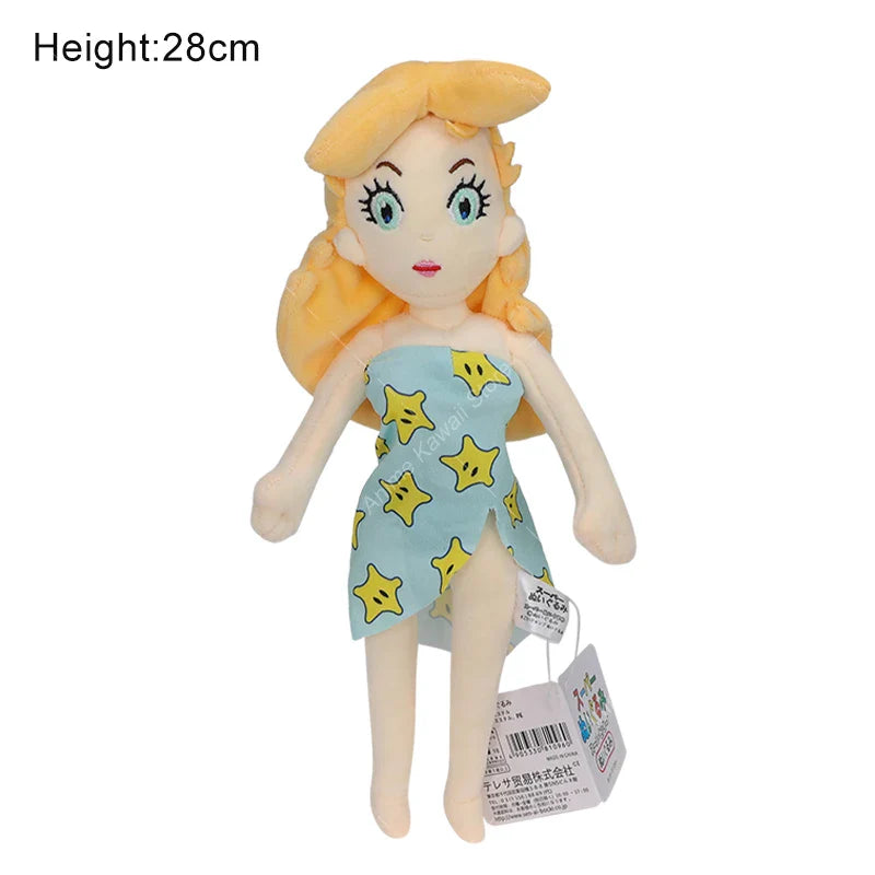 Mario Plush Toy Set – Princess Peach, Daisy, Toadette, Rosalina & Pauline Stuffed Dolls for Birthday Gifts