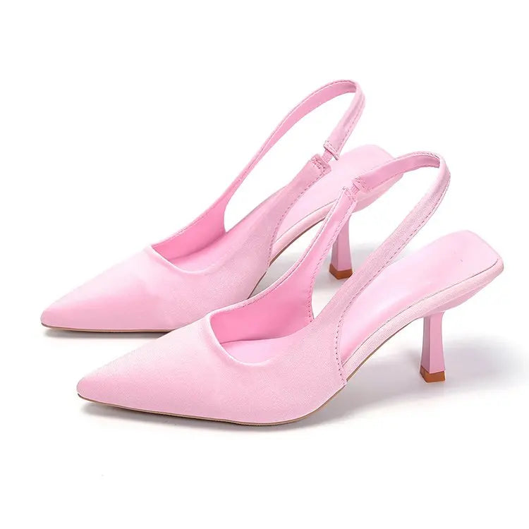 2024 New Autumn Women's Pumps – Pointed Toe High Heels, Shallow Sandals, Fashion Zapatos Mujer Shoes