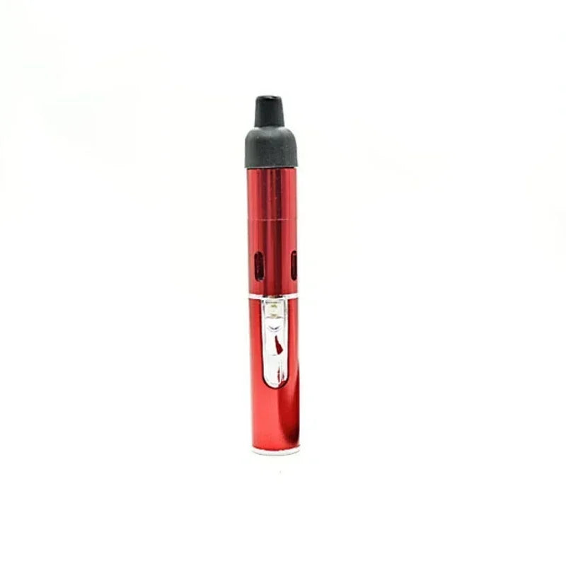 New Metal Long Pen Spray Lighter — Blue Flame Igniter for Aromatherapy, Portable Loop Inflatable Lighter & Cigarette Accessories