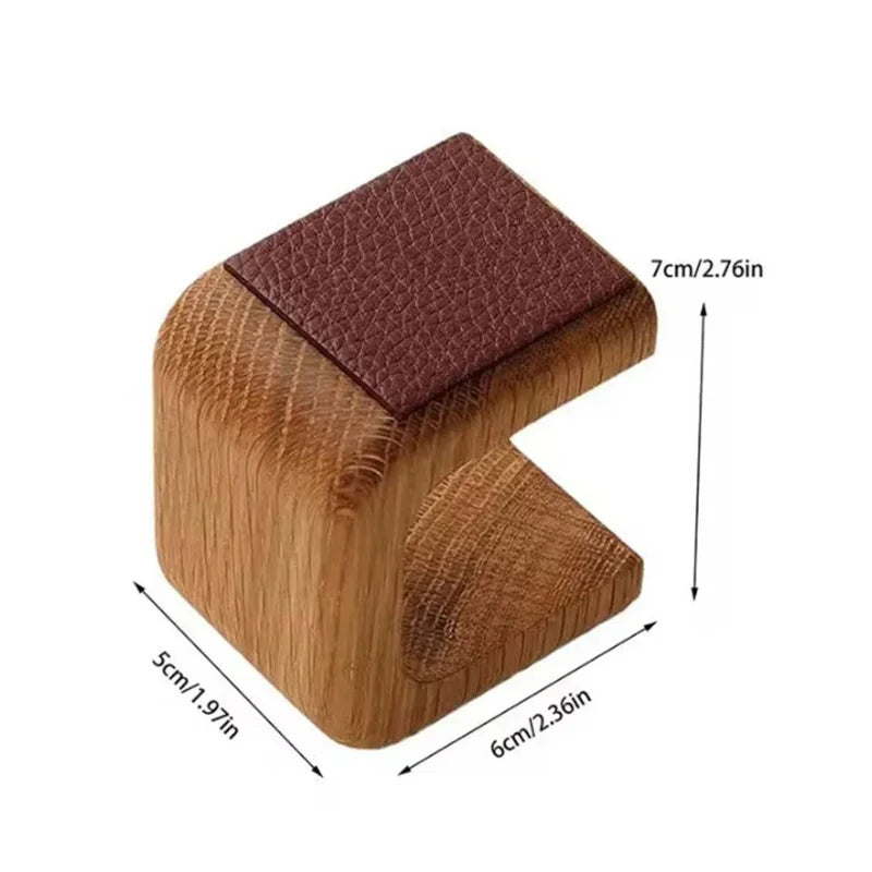 Wooden Watch Holder Stand - Solid Wood Jewelry Organizer Display for Watches Bracelets & Rings