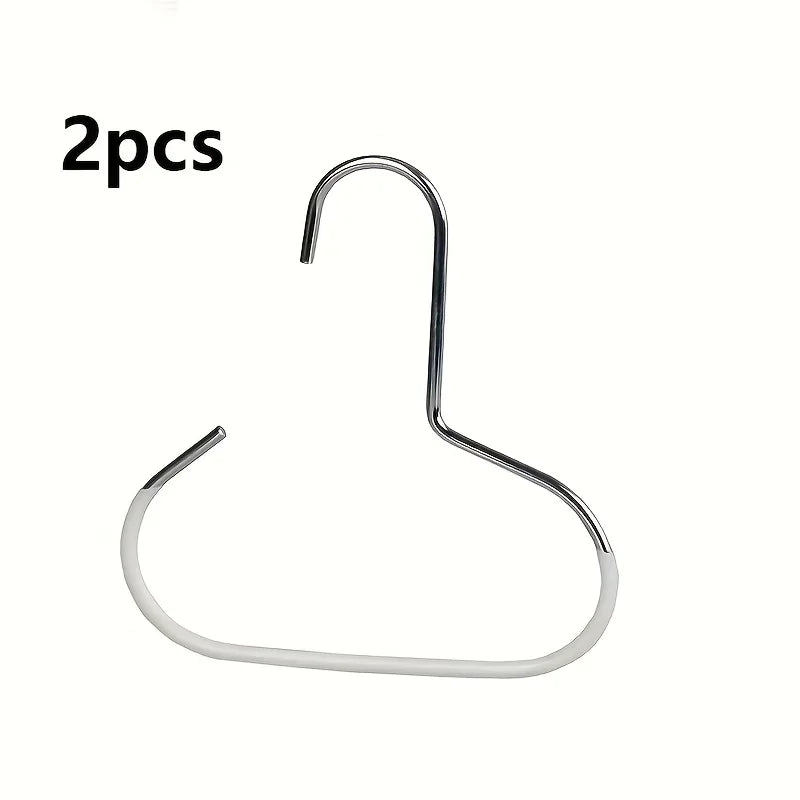 5PCS Manganese Steel Round Hooks β Strong Multi-Purpose Hangers for Hats, Ties, Scarves & Bags