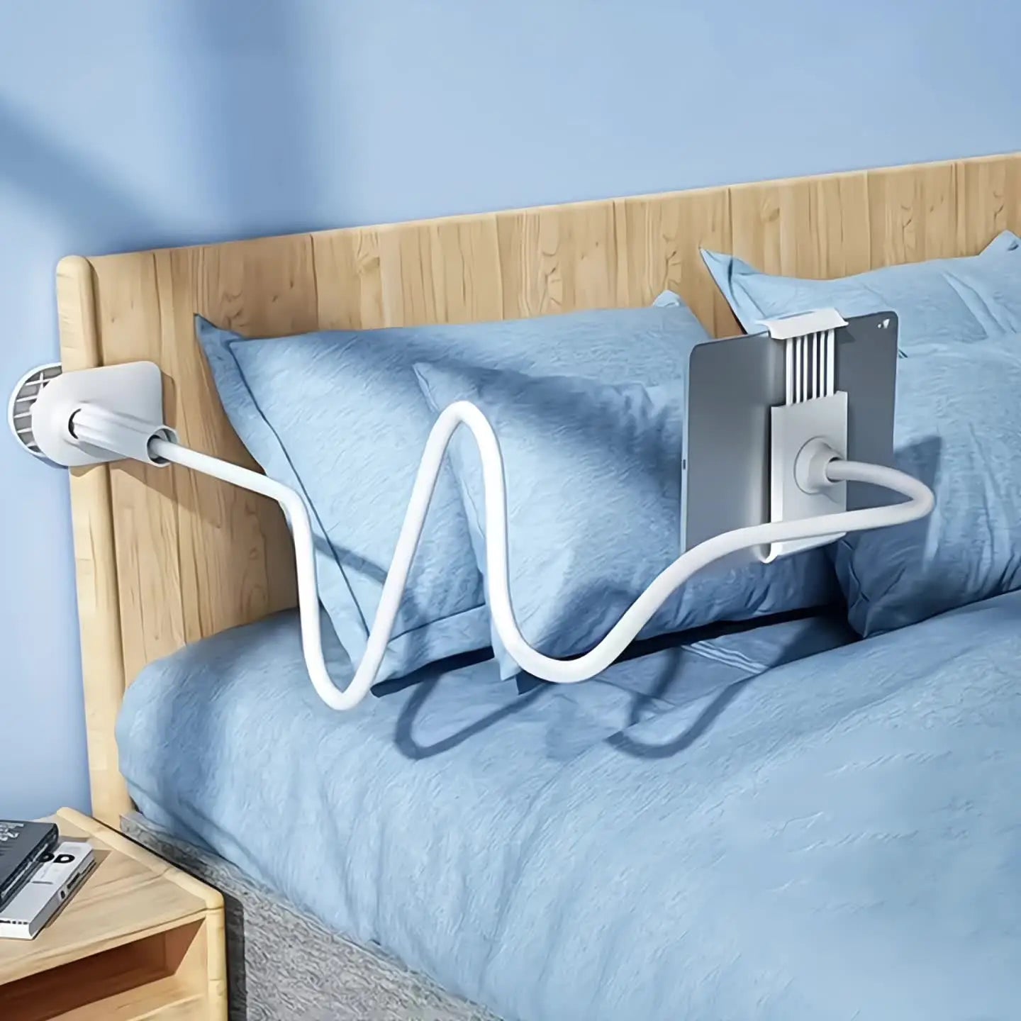 Universal 360° Rotating Adjustable Phone & Tablet Holder Stand with 70cm Flexible Gooseneck Base