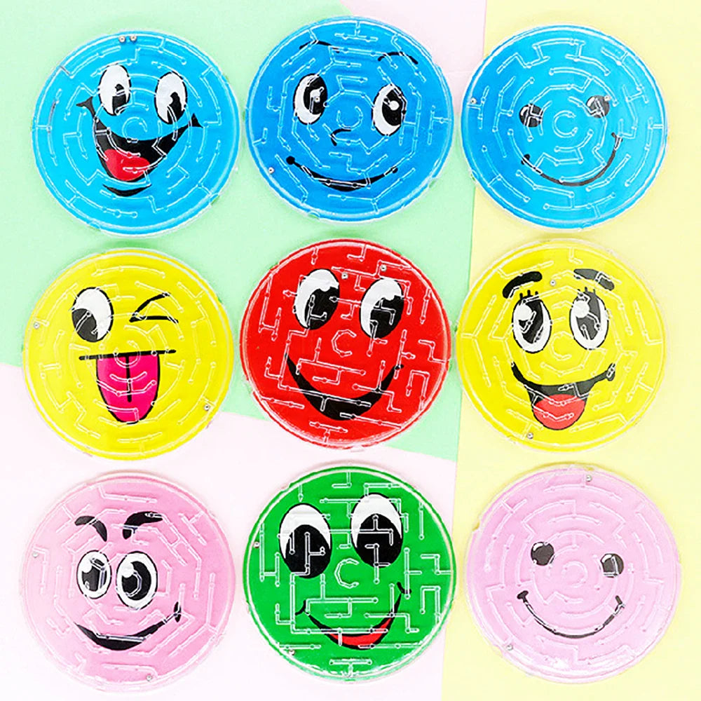 7cm Round Track Bead Maze Toy – 10-50PCS Kids Party Favors, Pinata Fillers & Carnival Prizes