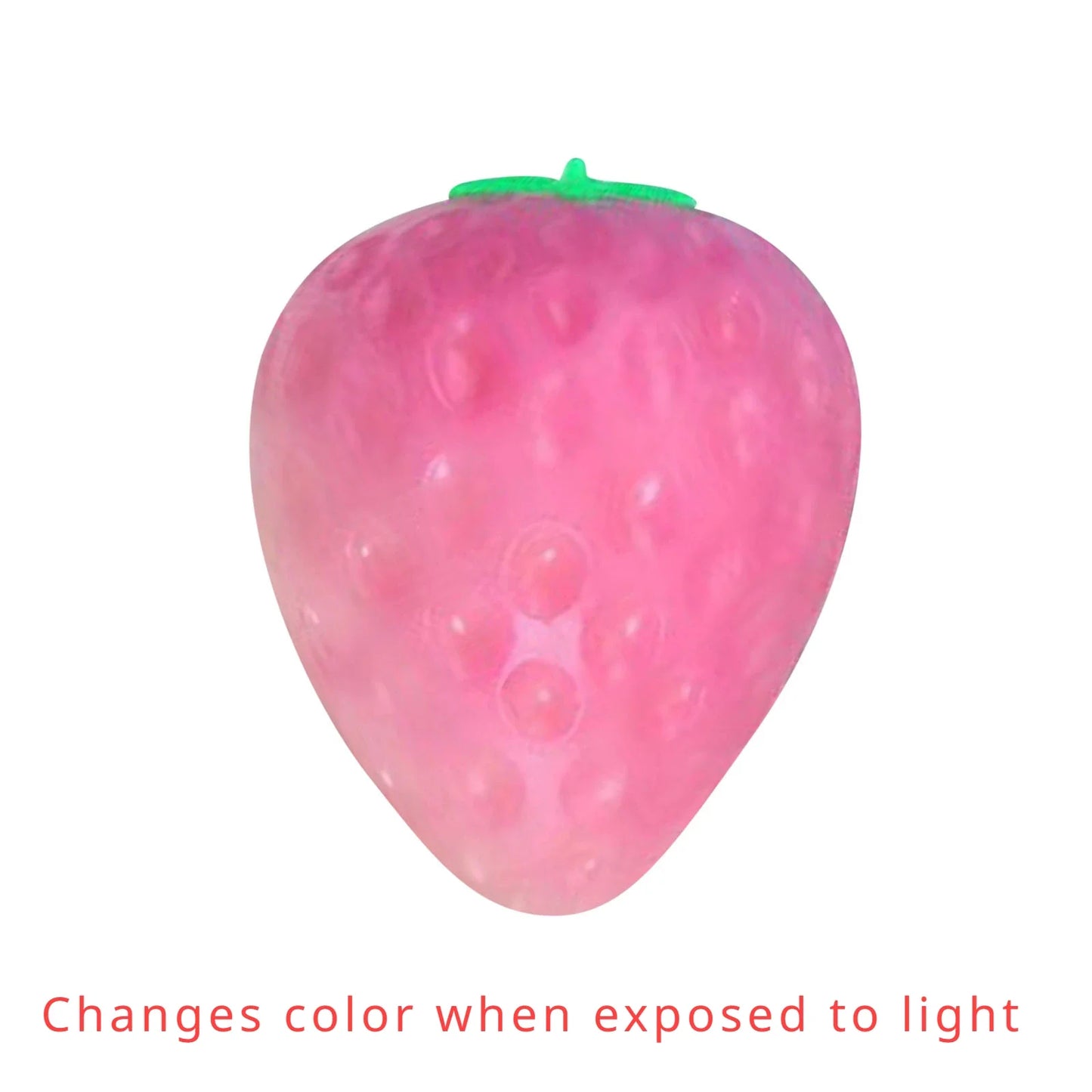 Strawberry Squishy Stress Ball – Sensory Fidget Toy for Kids & Adults, Anxiety Relief Squeeze Dough Ball