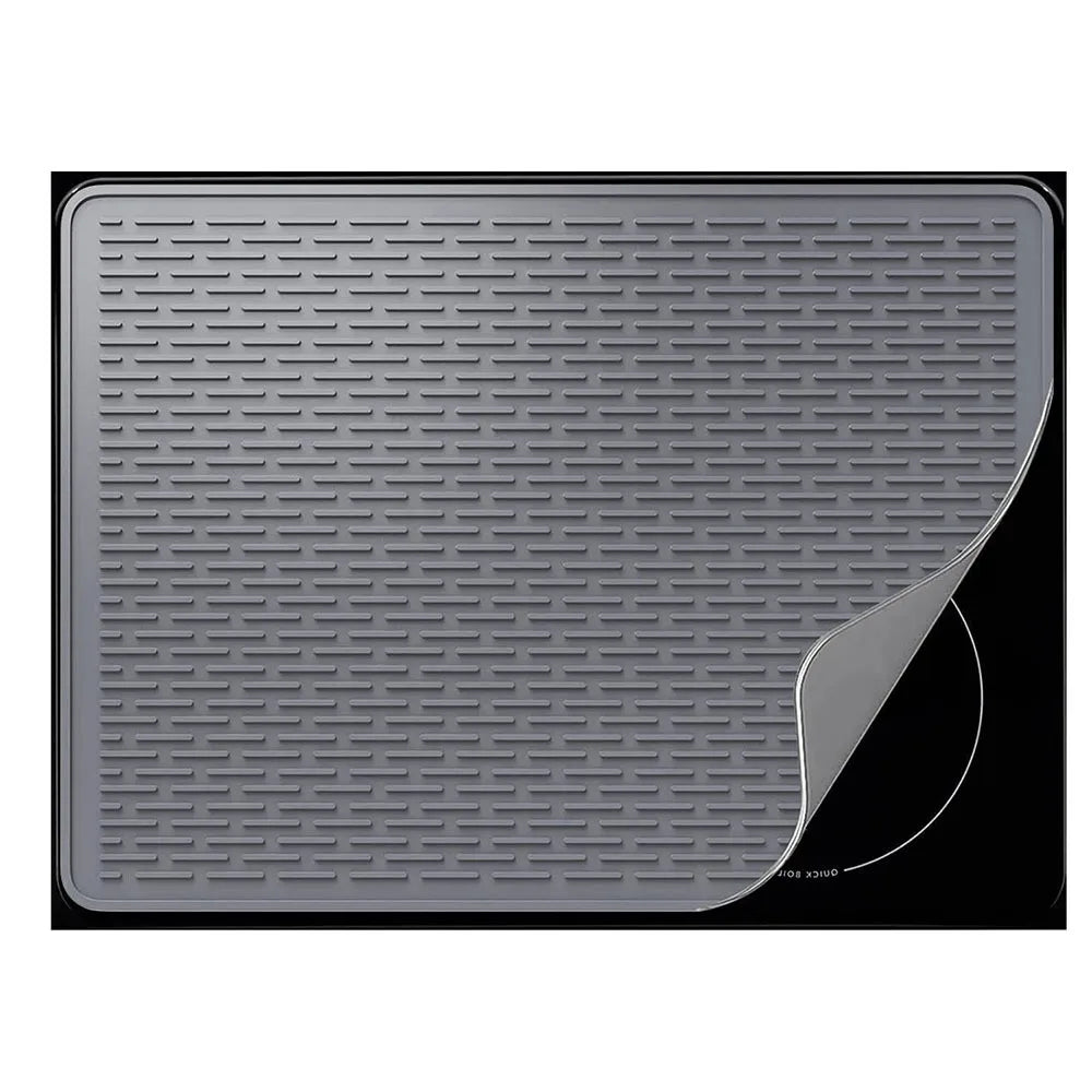 Large Silicone Stove Mat | Multifunctional Induction Stove Top Cover & Kitchen Drain Protector