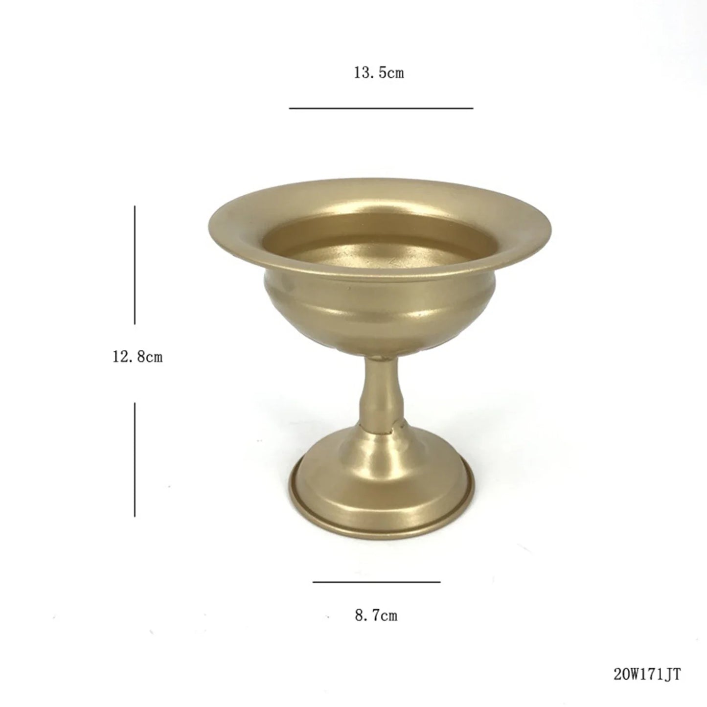 Metal Flower Vase & Candle Holder — Table Centerpiece for Wedding, Anniversary, Party & Hanging Decorations