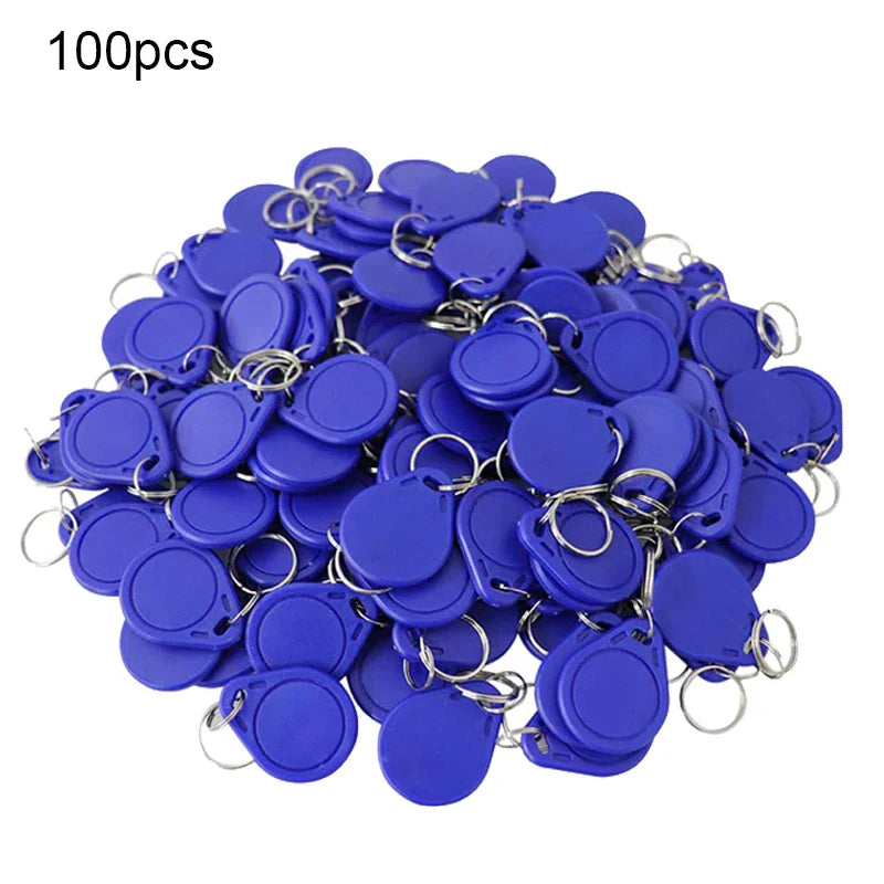 10/50/100pcs 13.56MHz RFID Key Fobs – Read Only S50 Proximity IC Smart Card Tokens for Access Control System